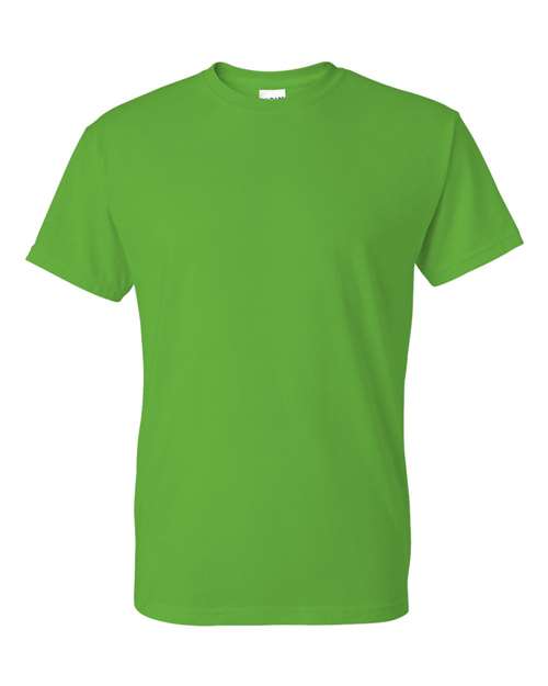 Gildan 8000 DryBlend 50/50 tee, a blend blank that DTF unlocked for full-color printing