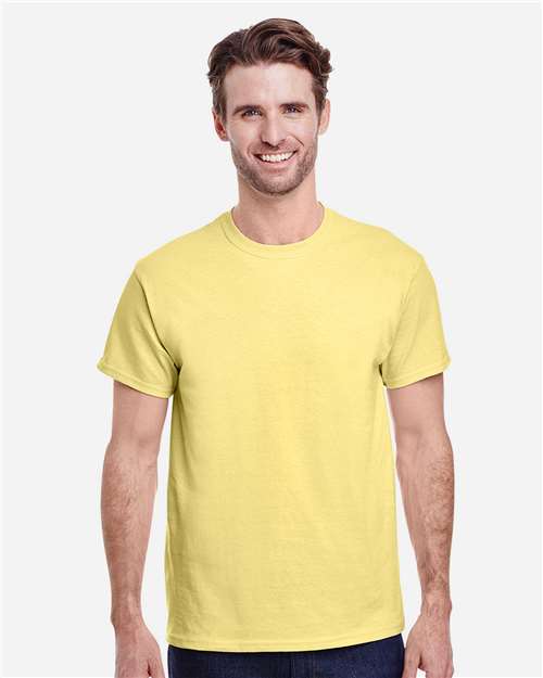 Gildan 5000 Heavy Cotton tee, the highest-margin DTF blank in the catalog